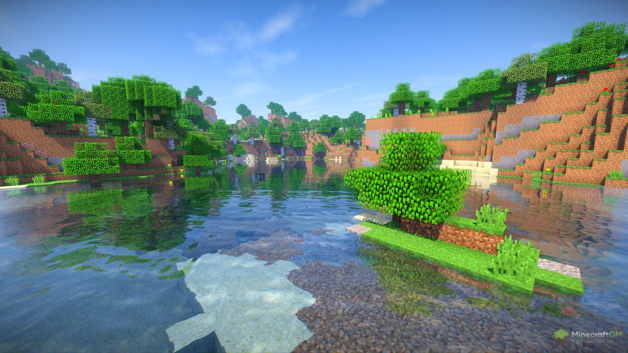 Пейзаж с использованием Optifine.