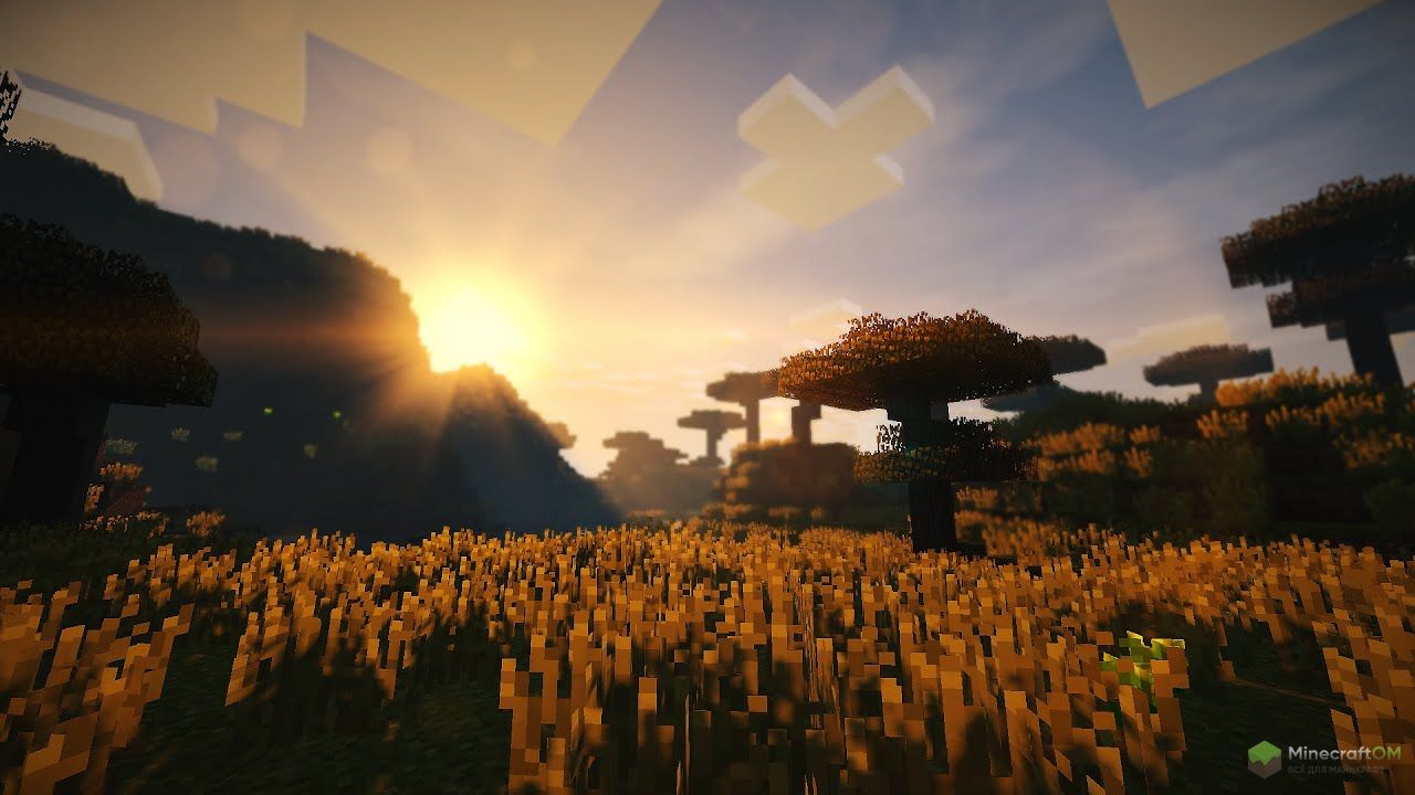 Красота Майнкрафта, созданная с помощью Optifine.