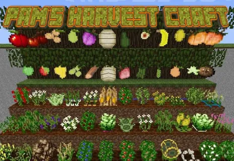 Мод на фермерство для Майнкрафт 1.12.2 / 1.11.2 / 1.7.10 (Pam's HarvestCraft) Мод на фермерство для Майнкрафт 1.12.2 / 1.11.2 / 1.7.10 (Pam's HarvestCraft)